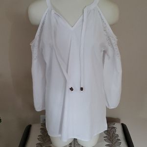 Cold shoulder blouse